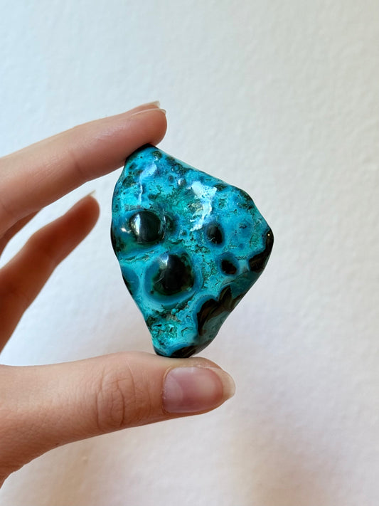Malachite and chrysocolla ( Polished )
