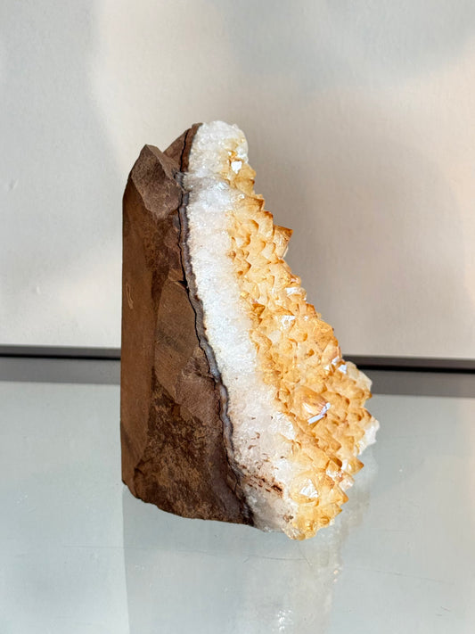 Treated Citrine Cluster / Cluster de Citrino Tratado