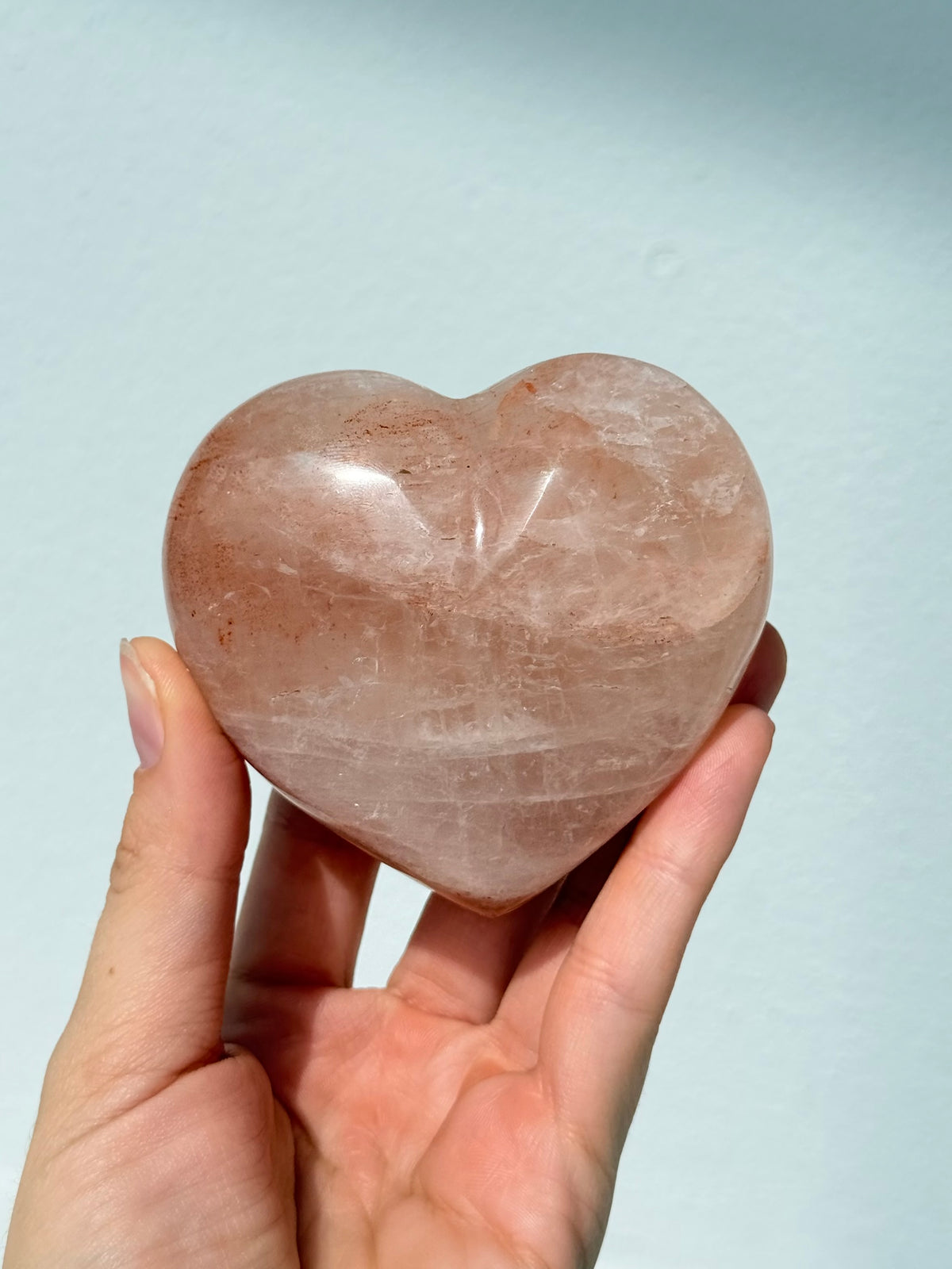 Corazón de Cuarzo Hematoide | Hematoid Quartz Heart