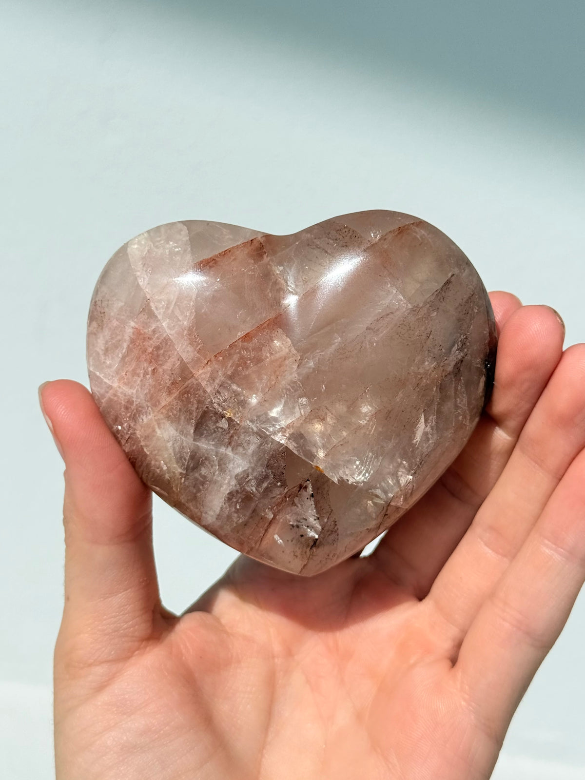 Corazón de Cuarzo Hematoide | Hematoid Quartz Heart