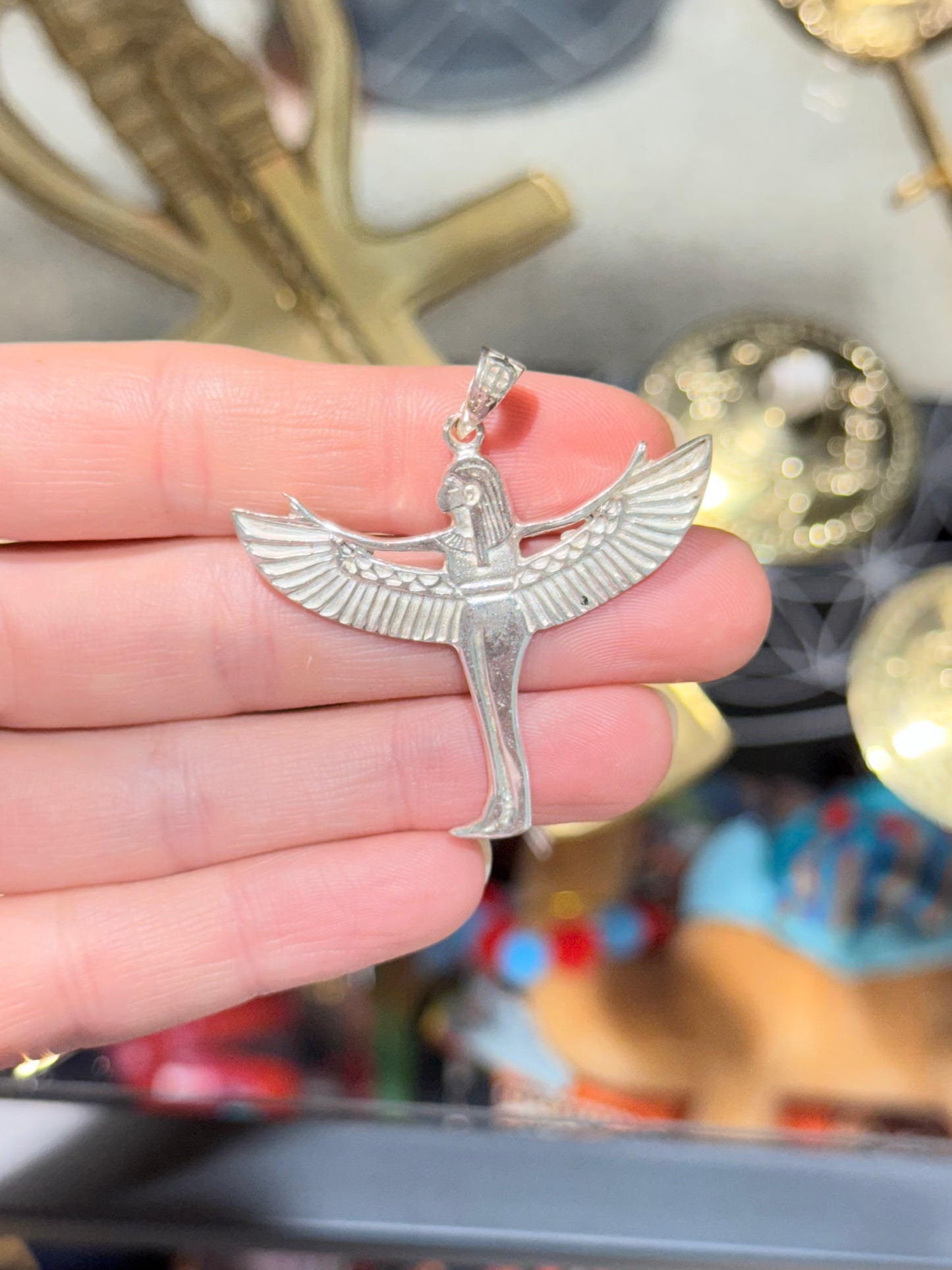 Winged Isis Pendant