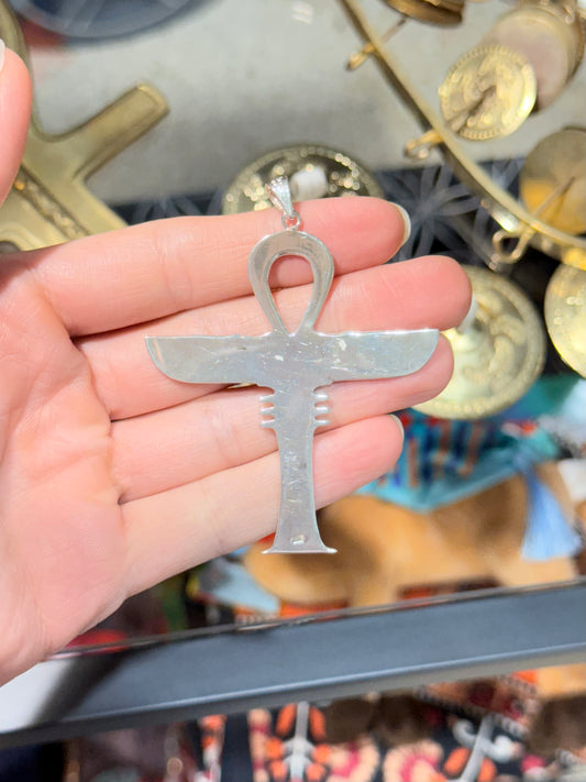 Isis Wings - Ankh Pendant (Life, Light & Rebirth )
