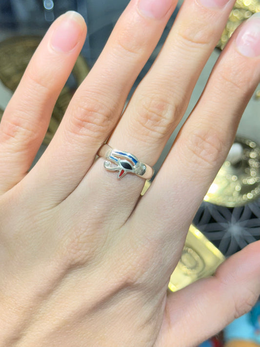 Ojo de Horus ( Silver 925 ) ( Adjustable Ring )