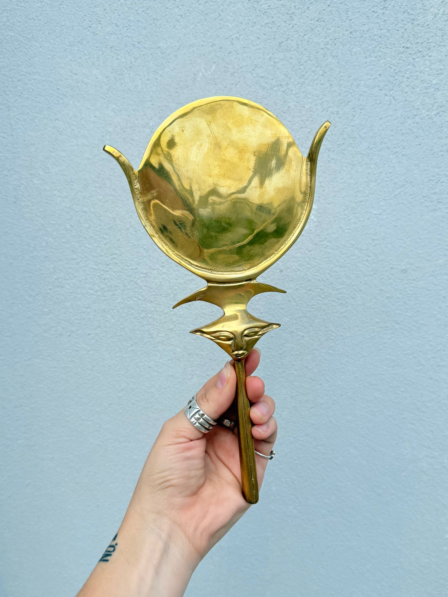 Egyptian Ritual Mirror – Hathor Design