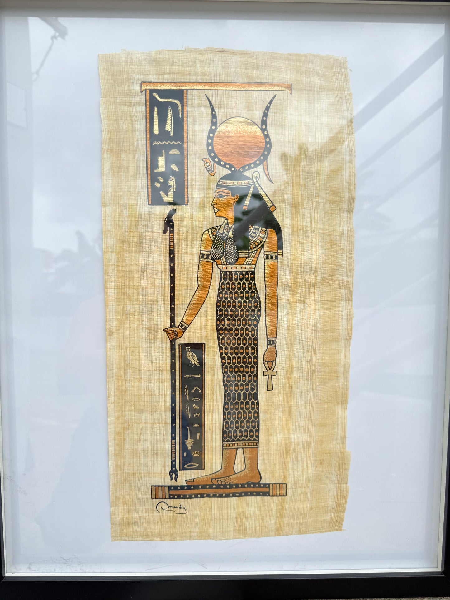Egyptian Papyrus – Hathor, Goddess of Love and Joy