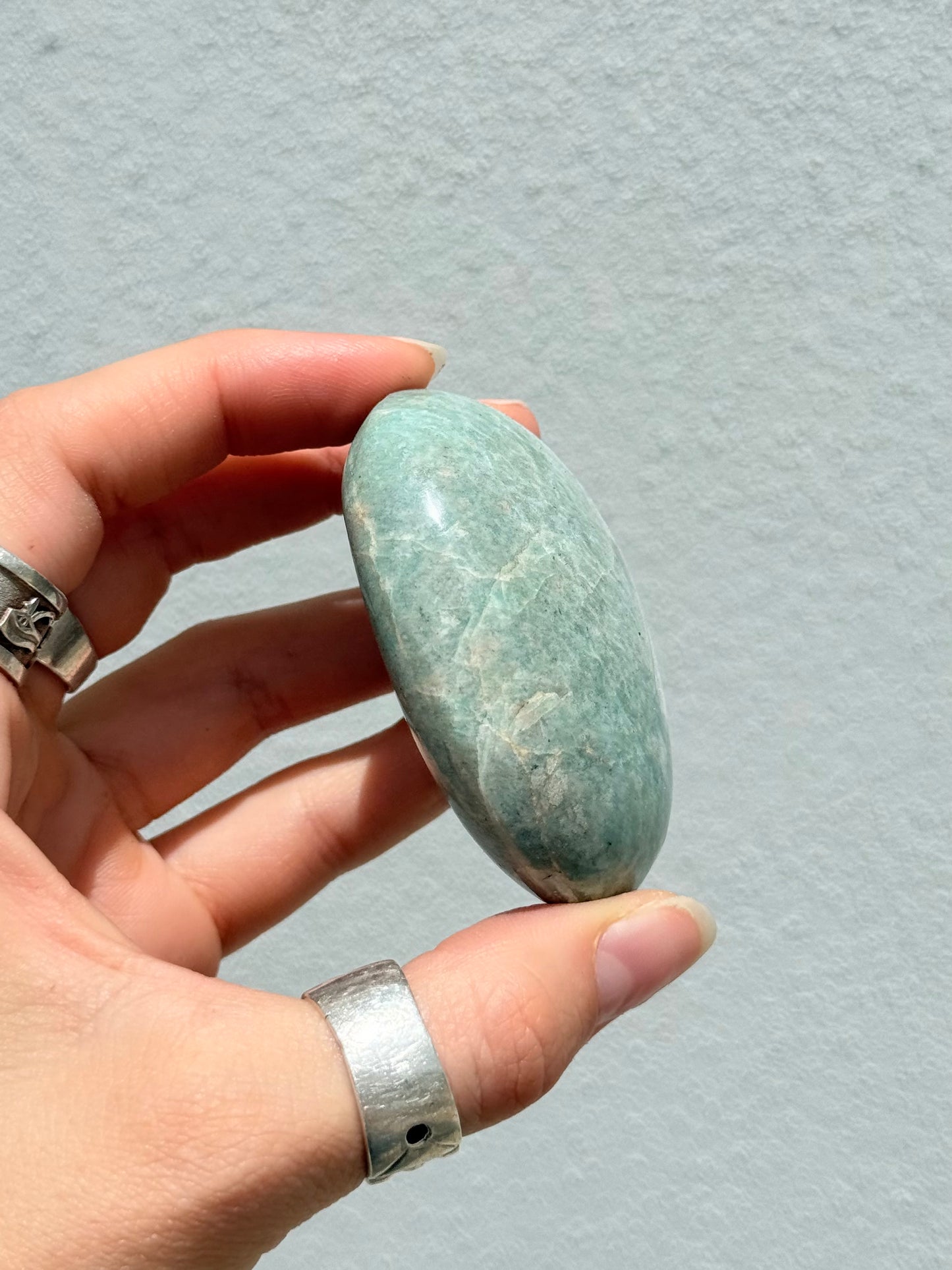 Amazonite Palm Stone