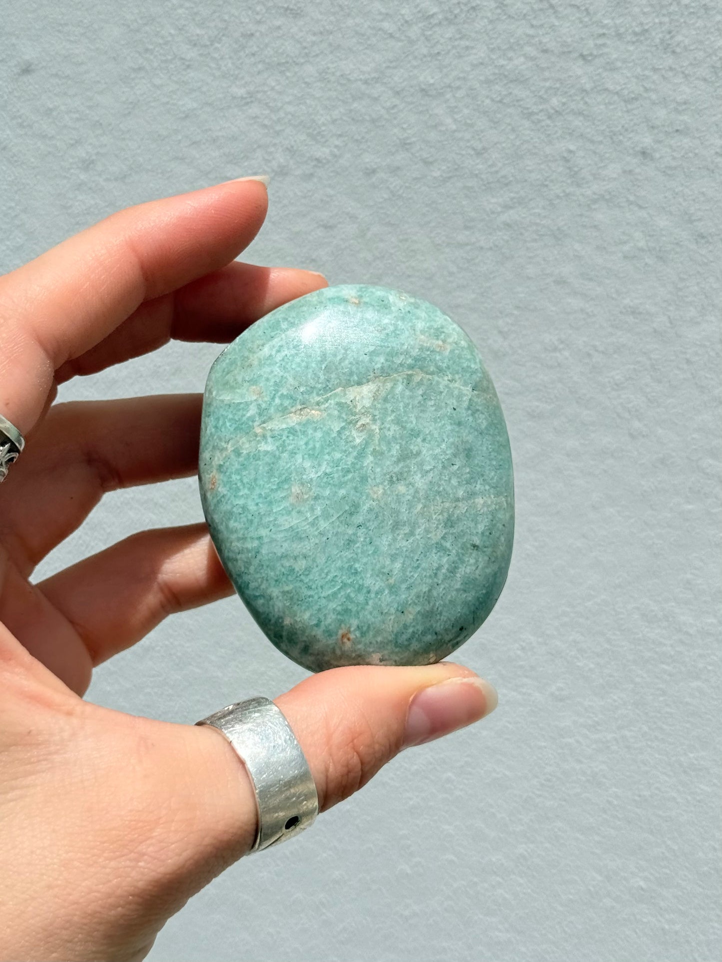 Amazonite Palm Stone