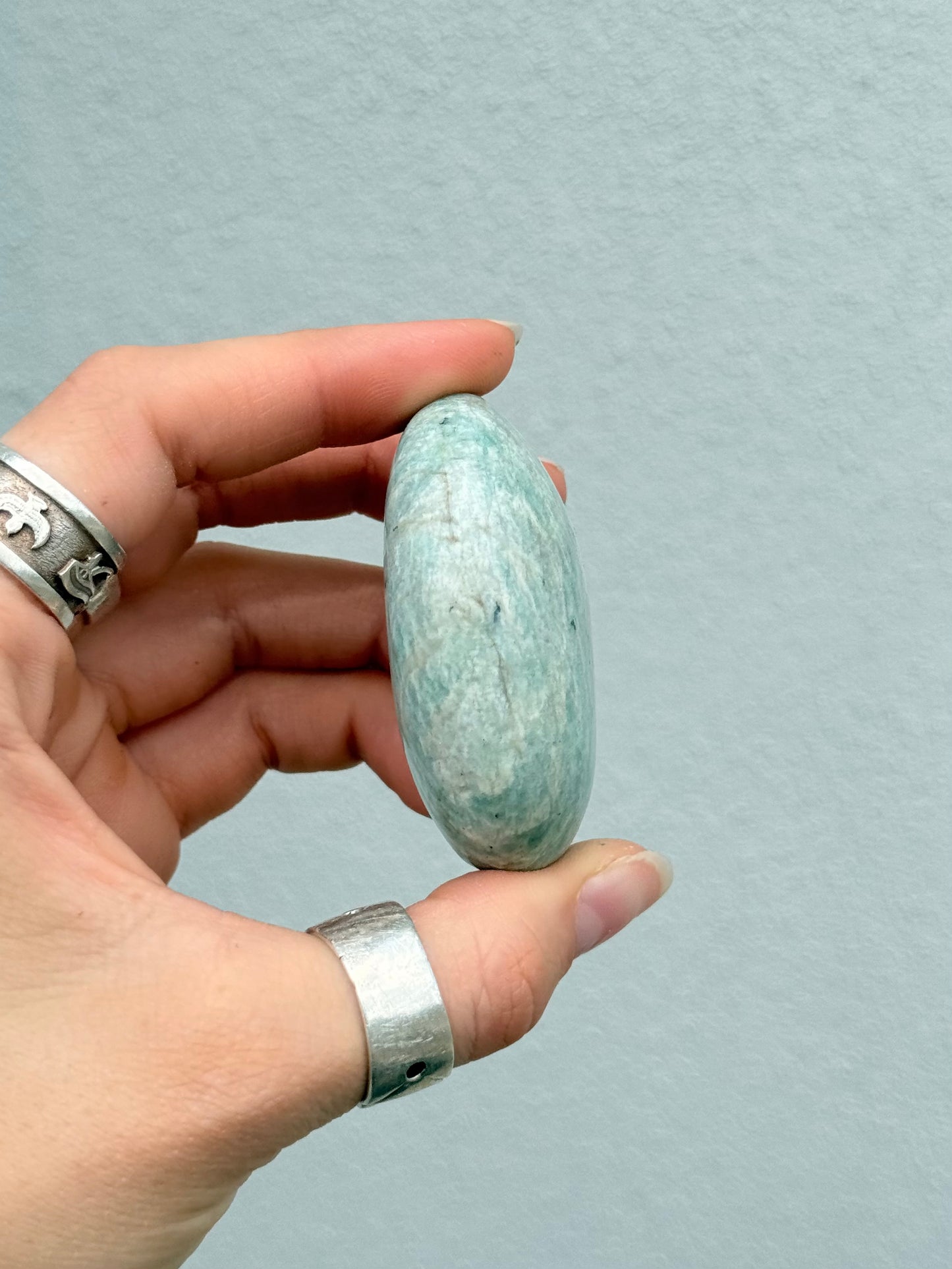 Amazonite Palm Stone