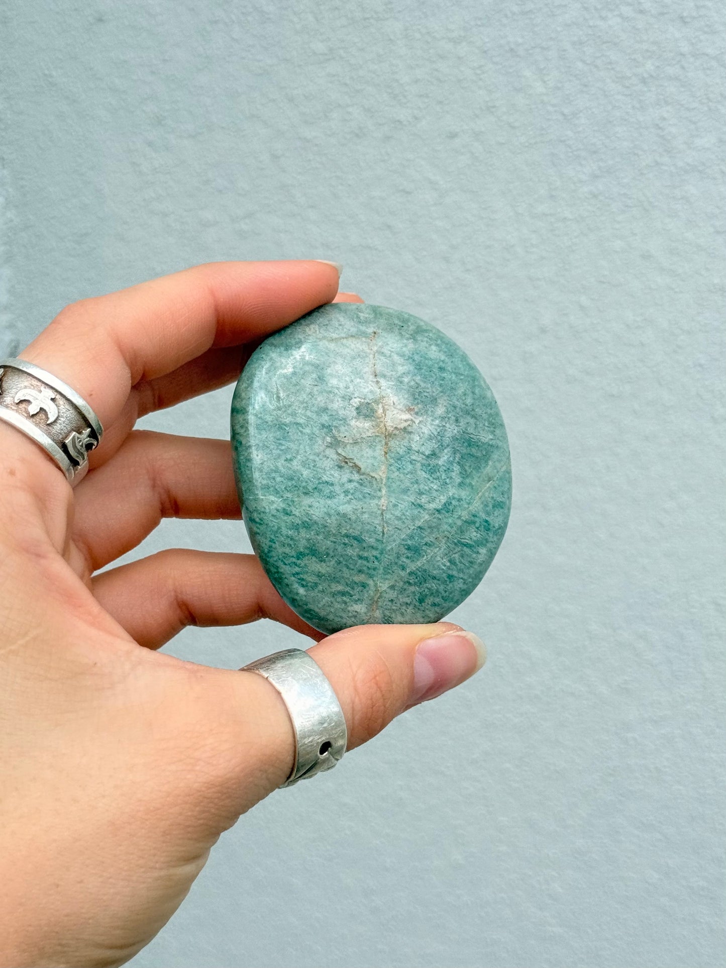 Amazonite Palm Stone