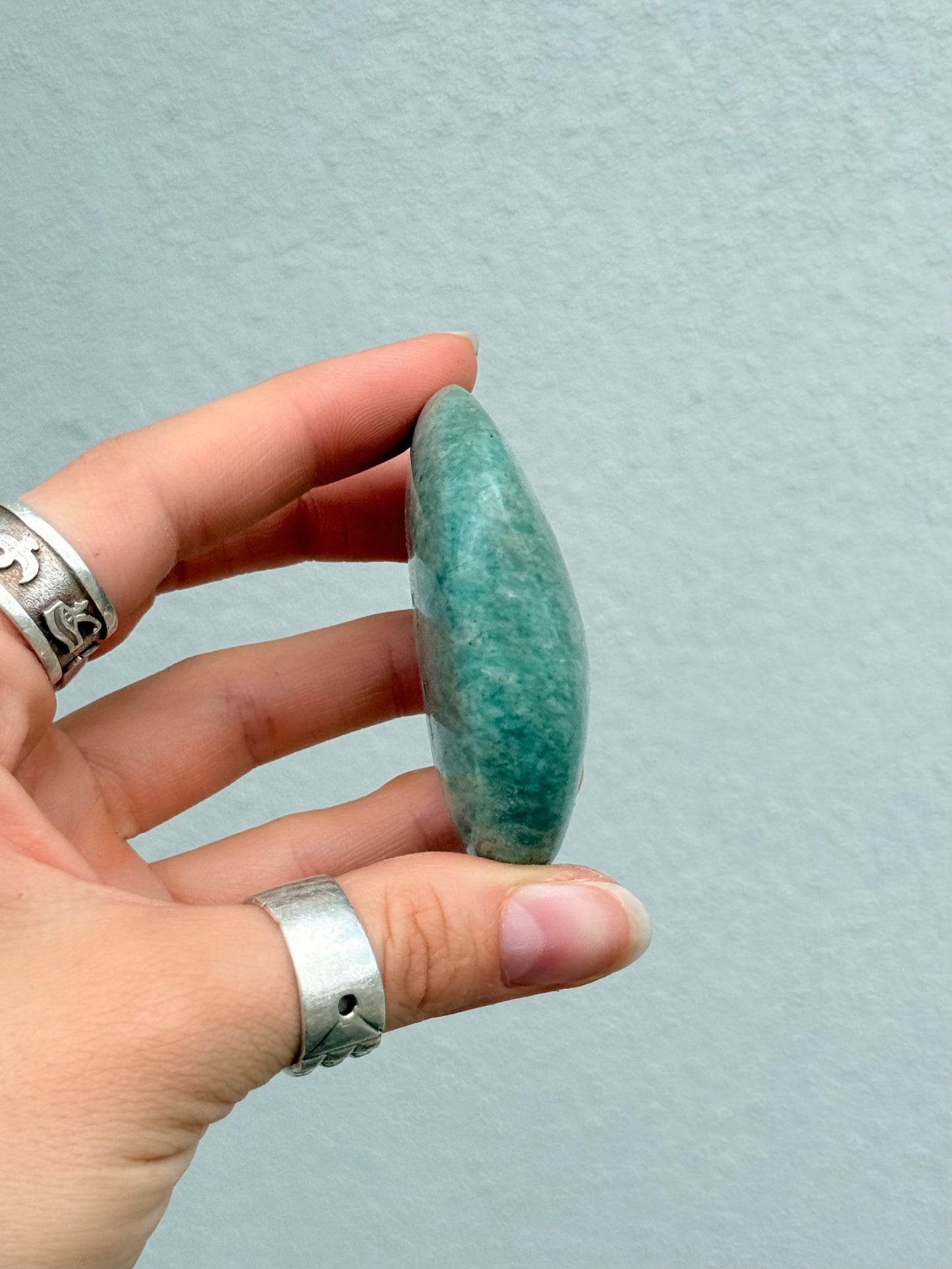 Amazonite Palm Stone