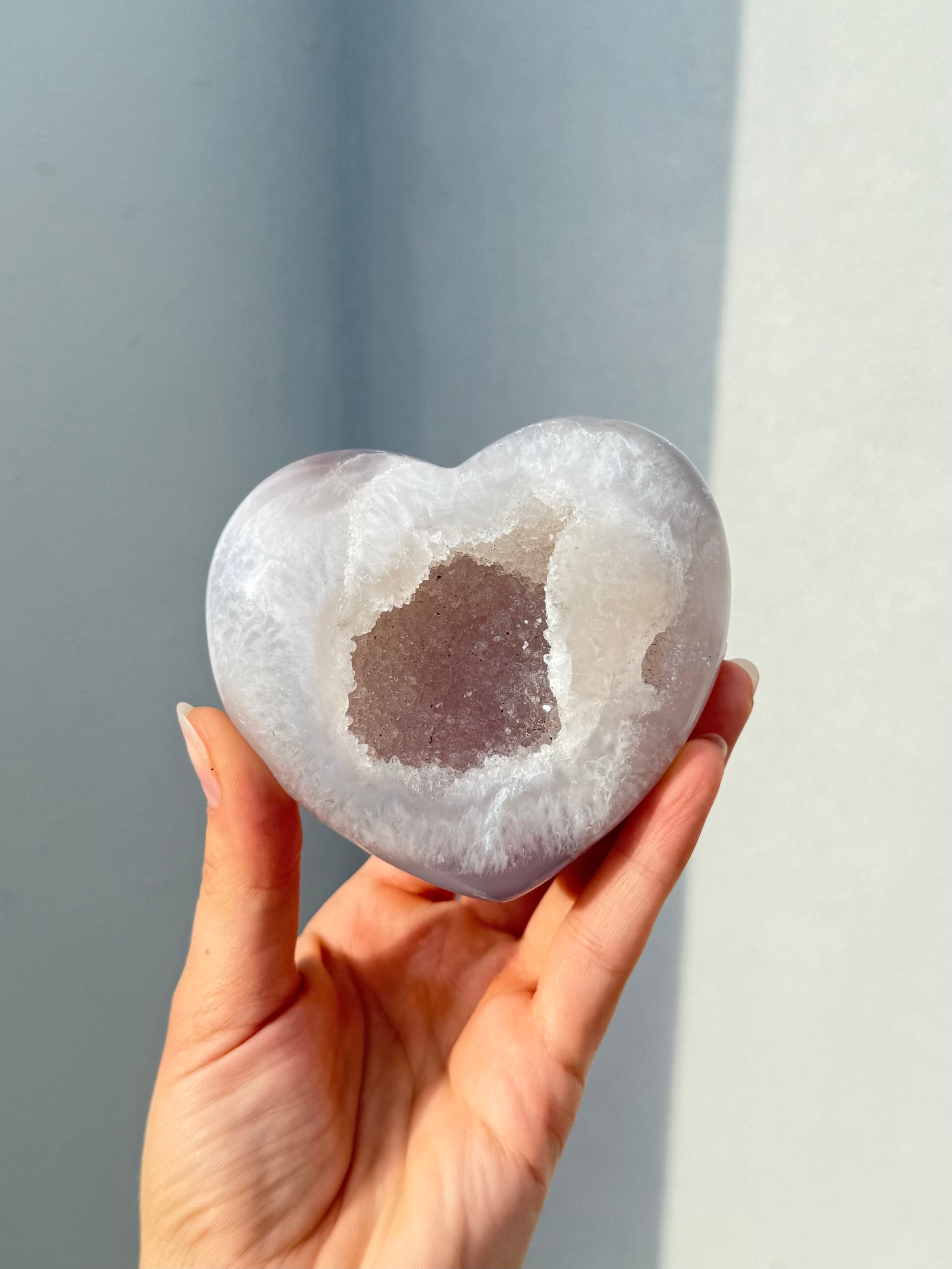 Amethyst Druzy Heart - Brazil