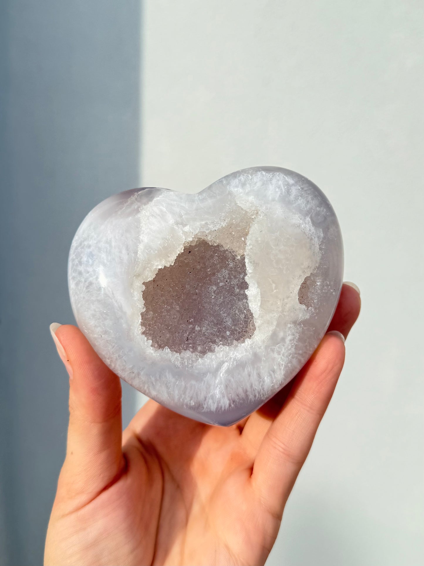 Amethyst Druzy Heart - Brazil