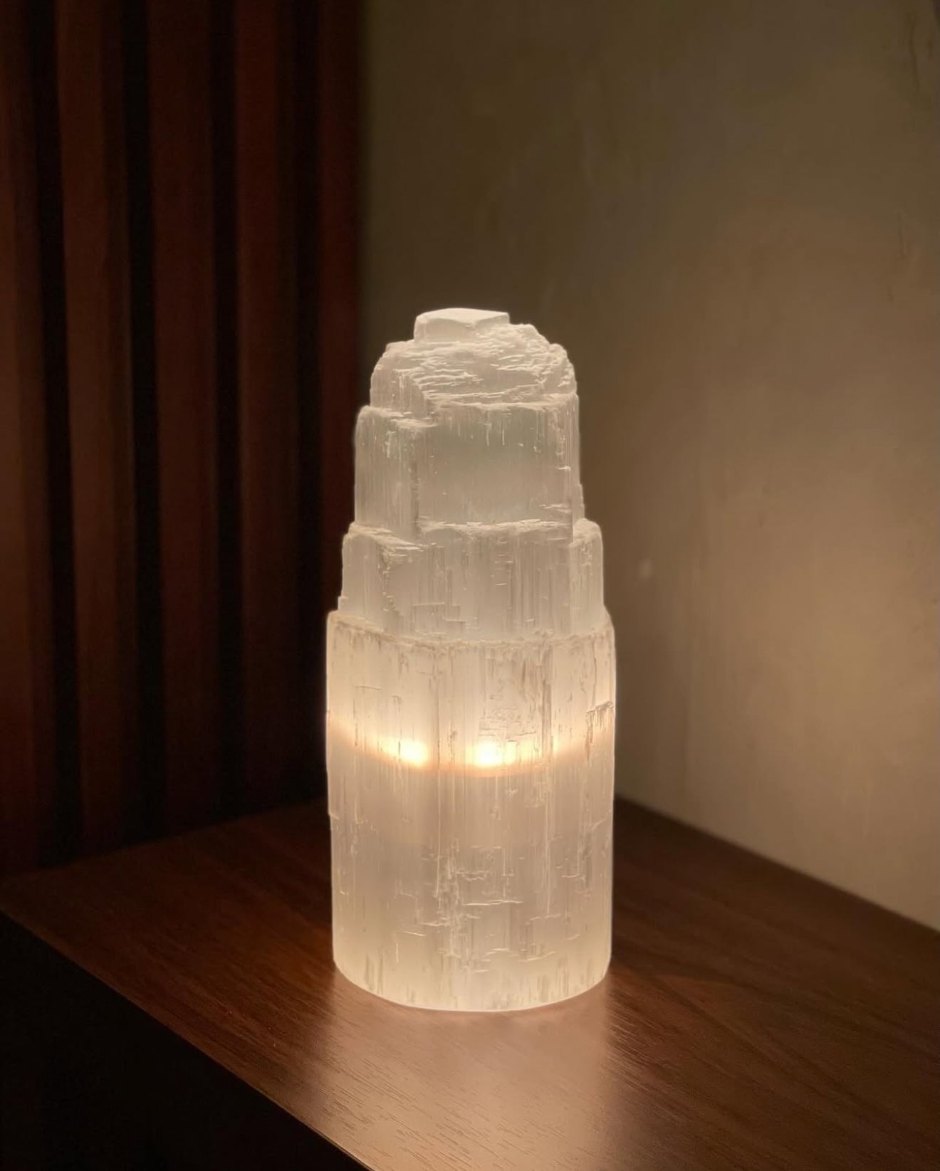 Selenite Lamp