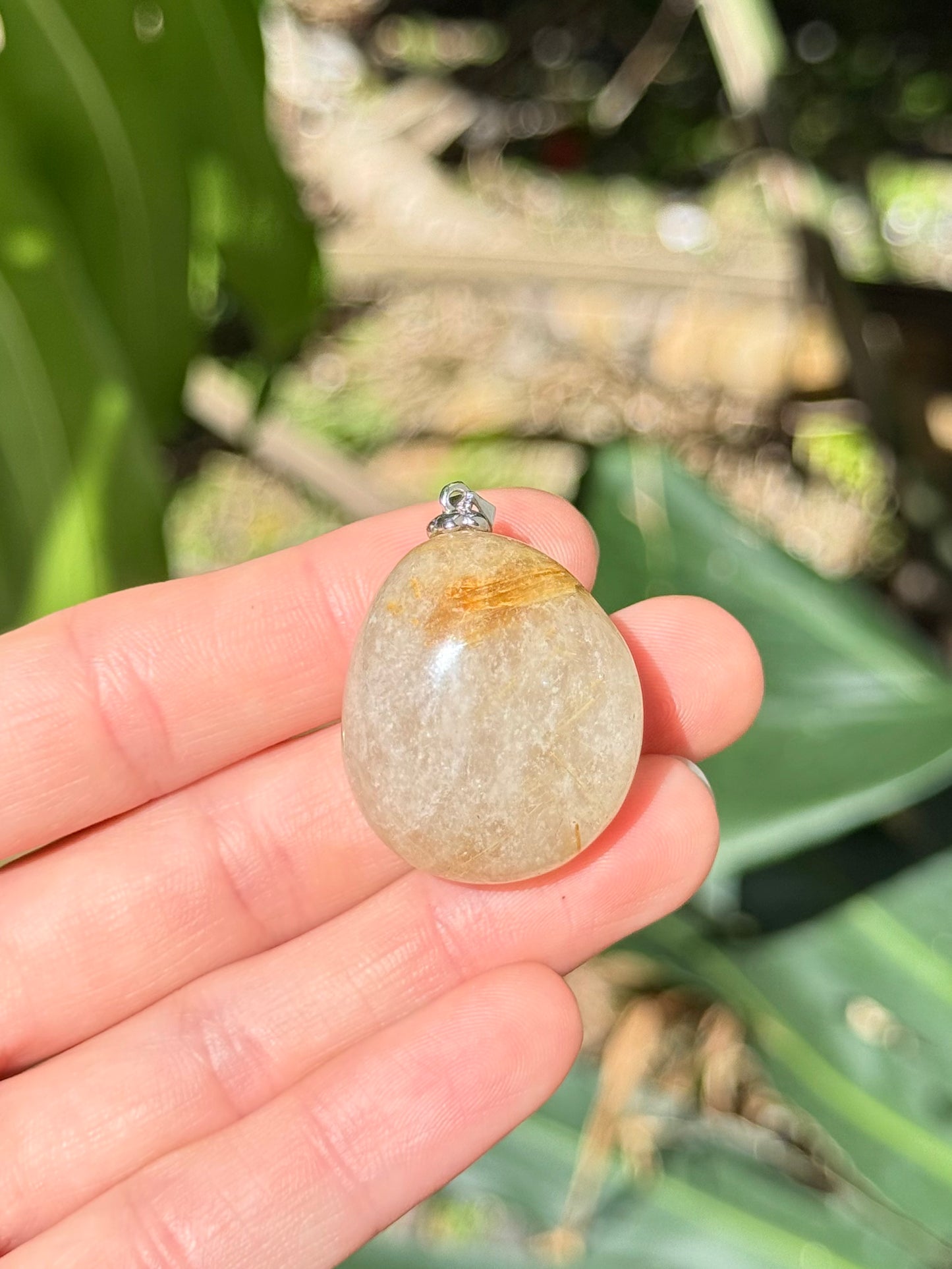 Rutilated Quartz Pendant