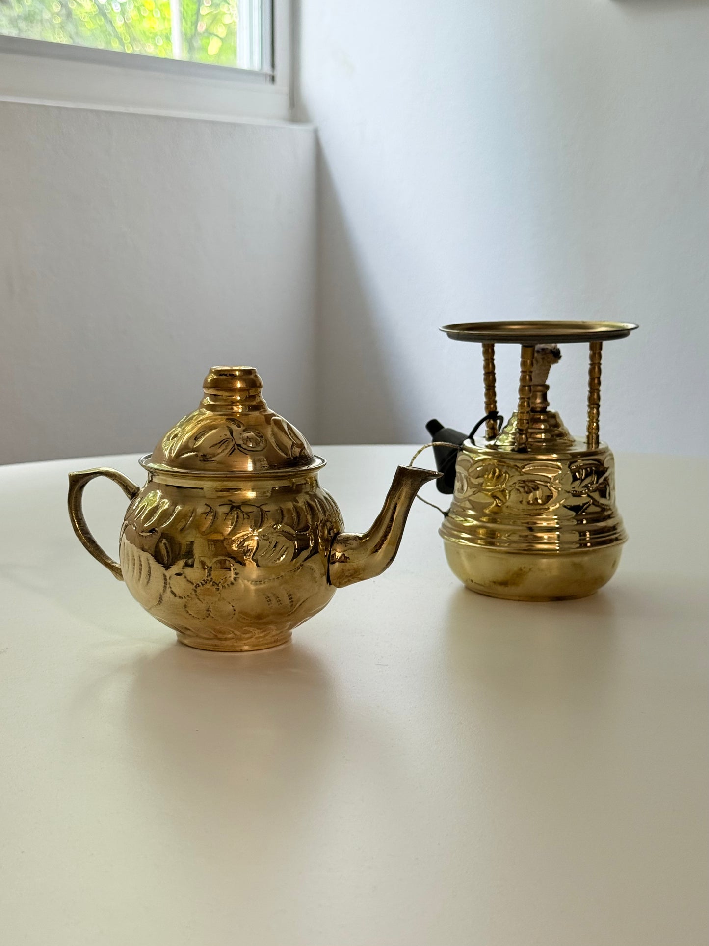 Brass Egyptian Tea and Coffee Set – Traditional Handcrafted Pieces