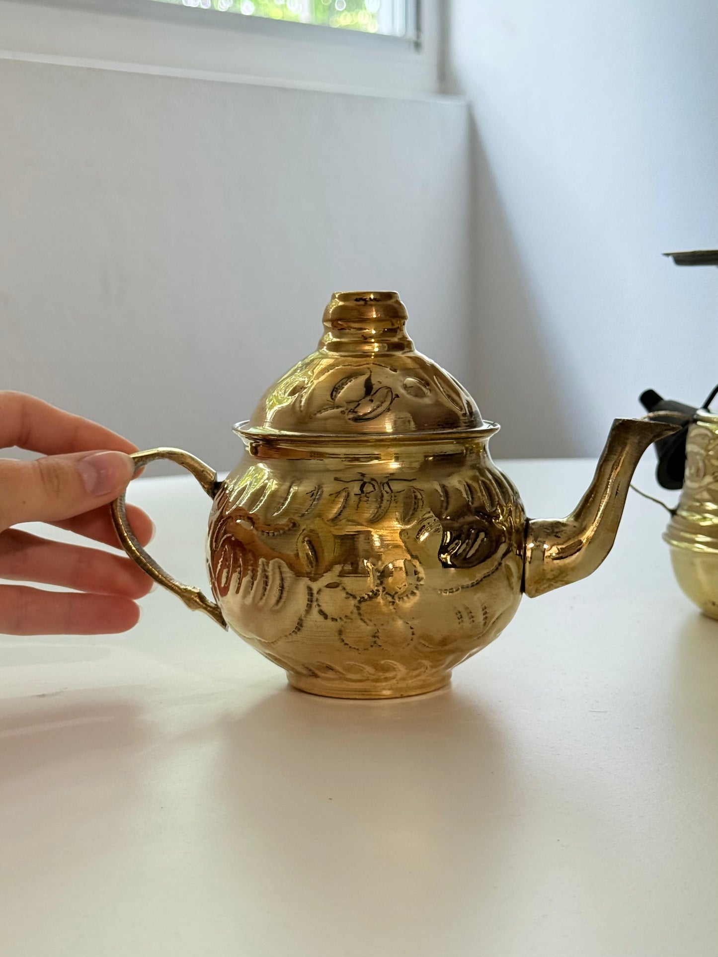 Brass Egyptian Tea and Coffee Set – Traditional Handcrafted Pieces
