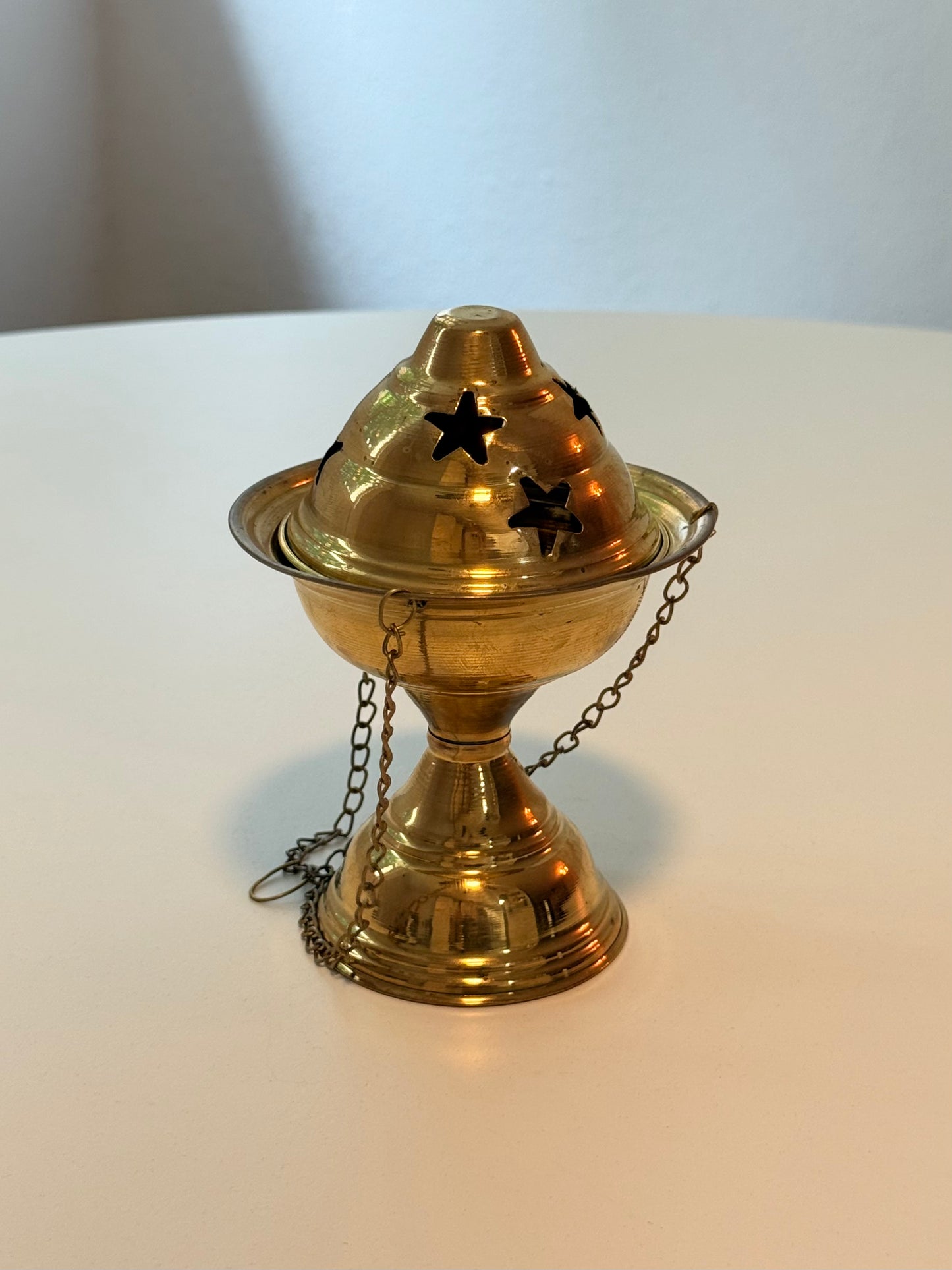Brass Incense Burner for Smudging Lamp Resin Rituals