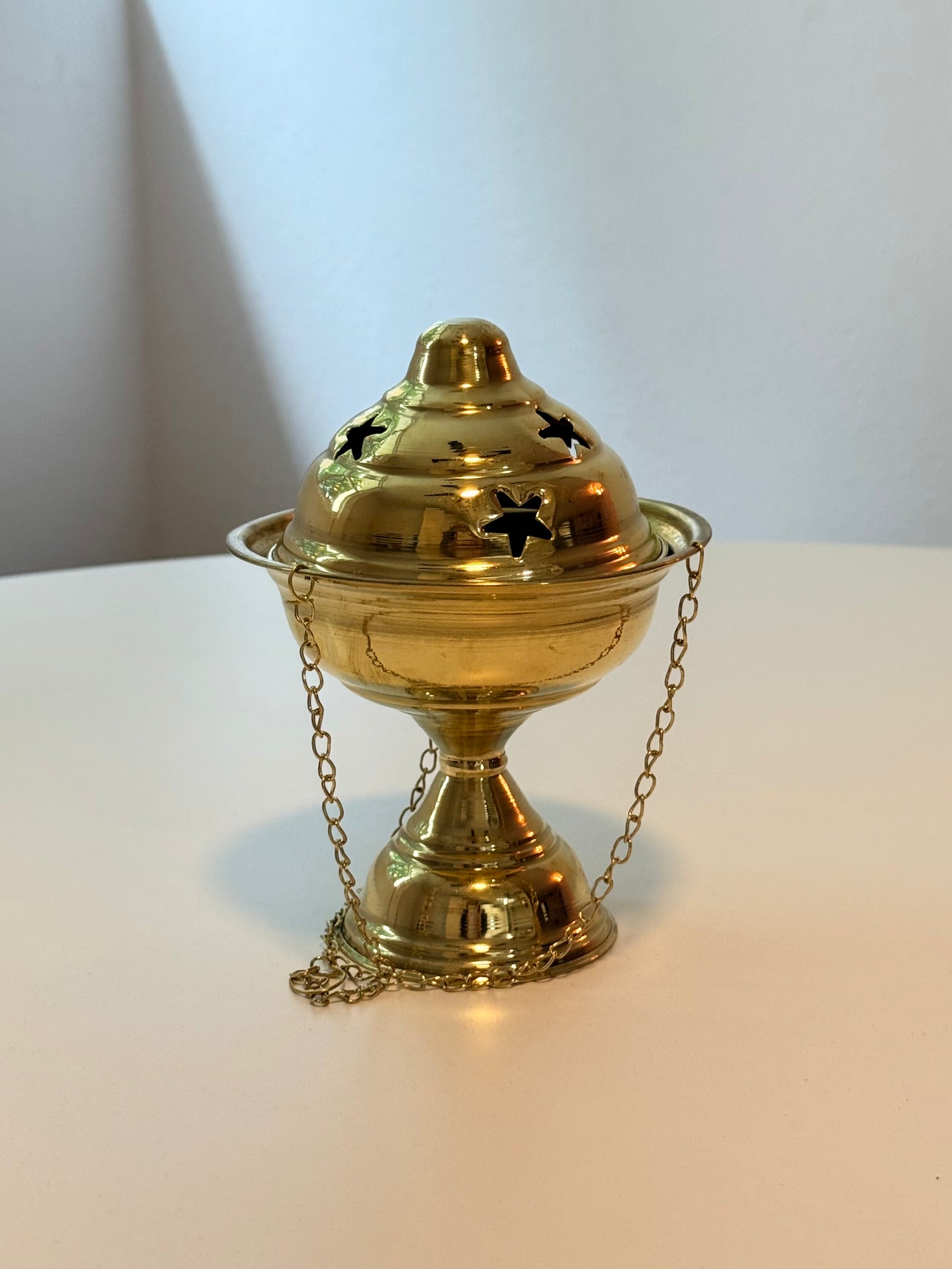 Brass Incense Burner for Smudging Lamp Resin Rituals