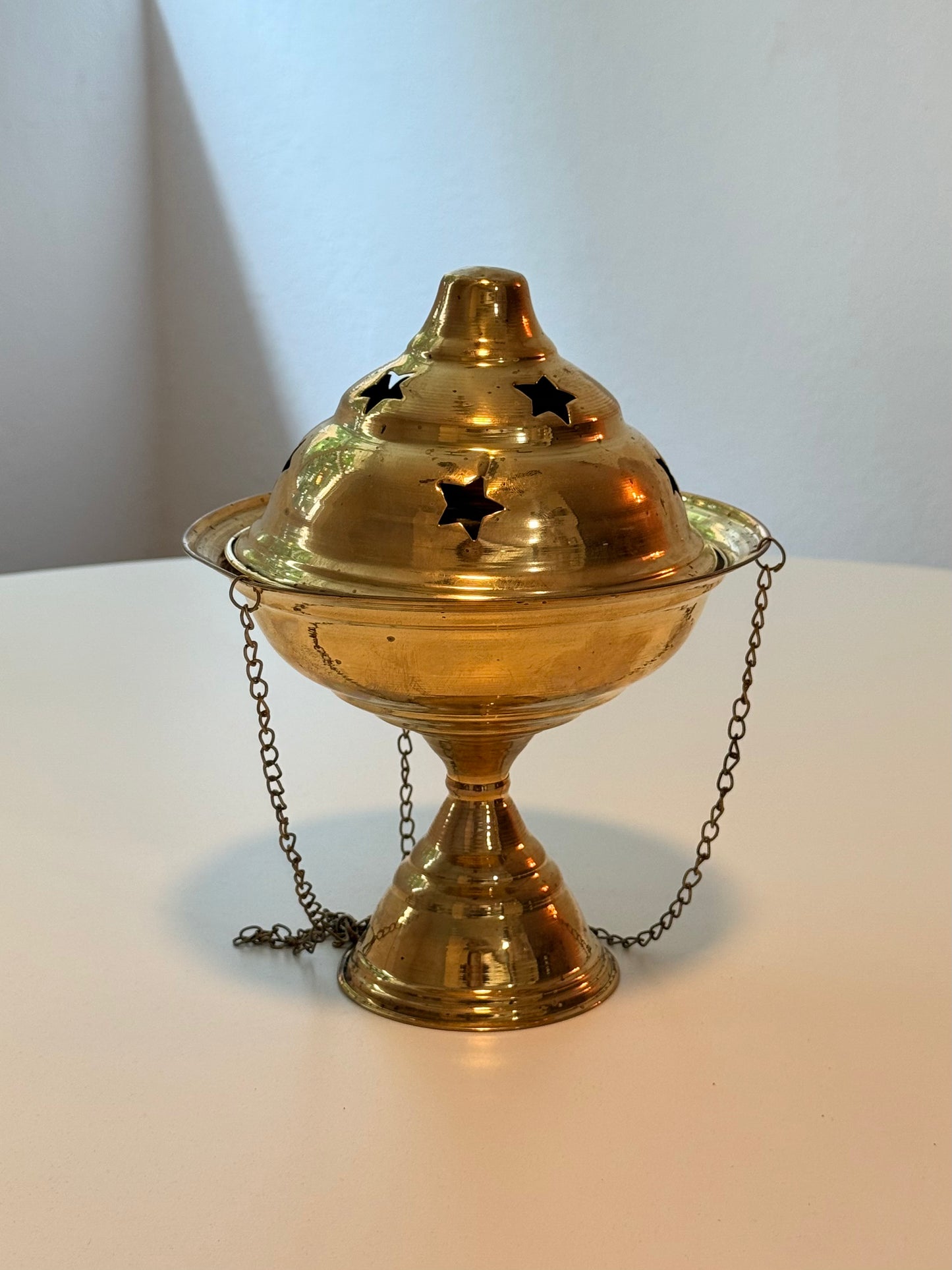 Brass Incense Burner for Smudging Lamp Resin Rituals