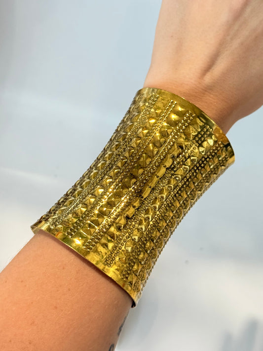 Egyptian Brass Cuff