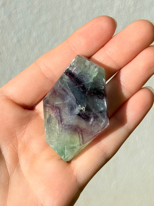 Rainbow Fluorite / Fluorita Arcoíris Small Slab