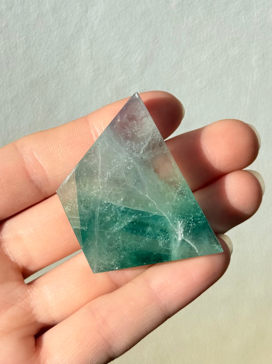 Green Fluorite / Fluorita Verde Small Slab