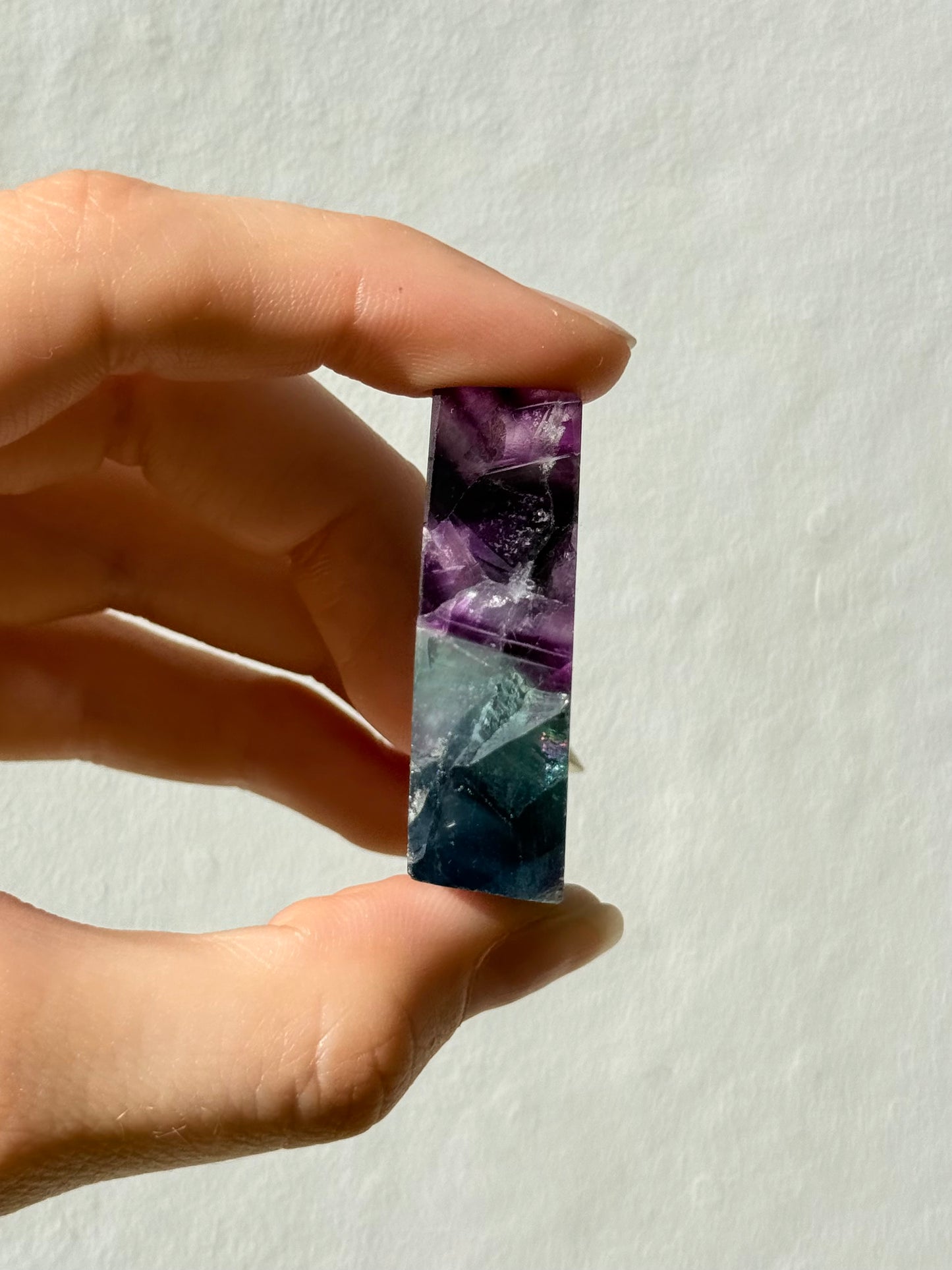 Rainbow Fluorite / Fluorita Arcoíris Small Slab