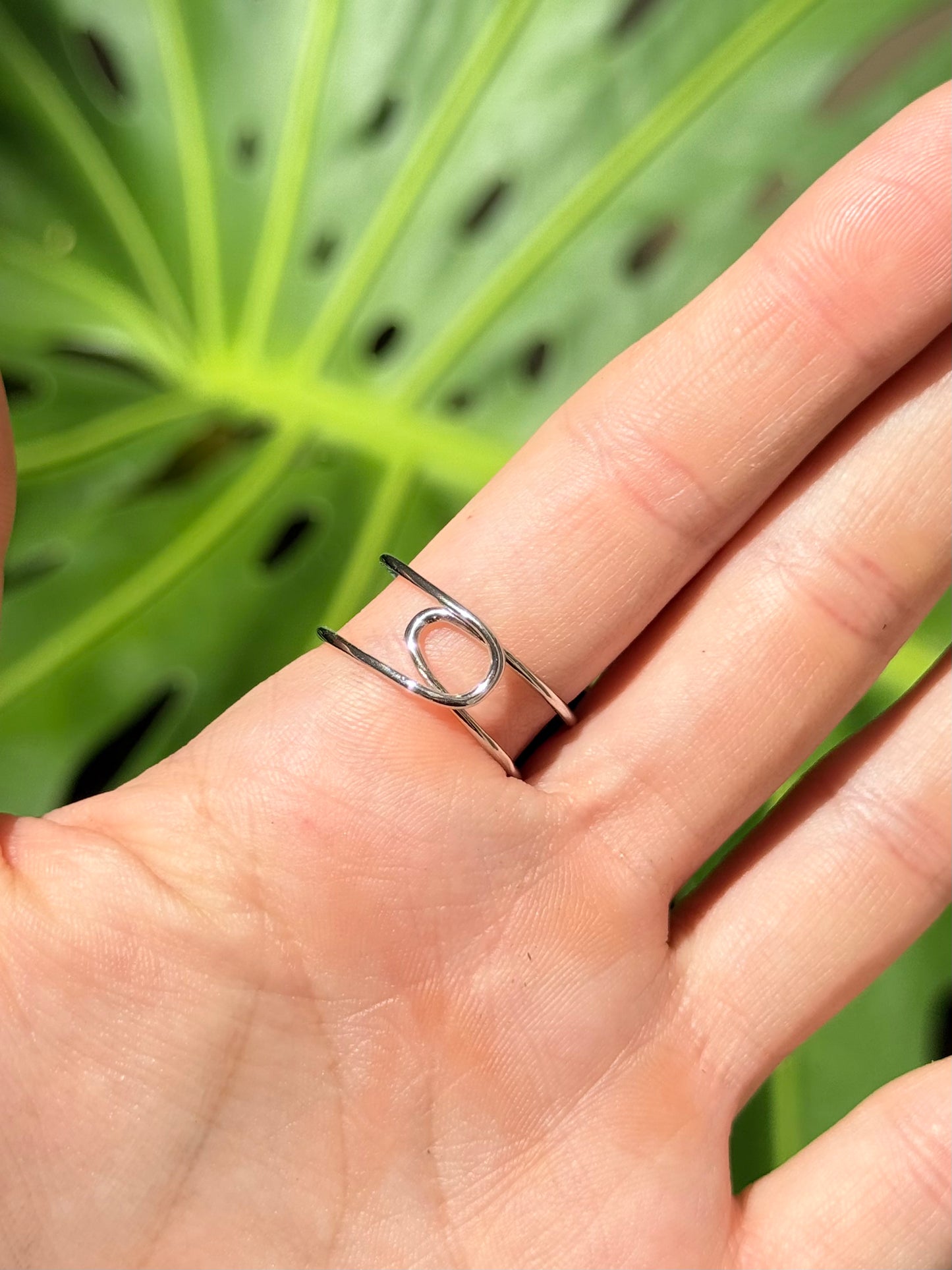Raw Malachite ( Adjustable Ring )