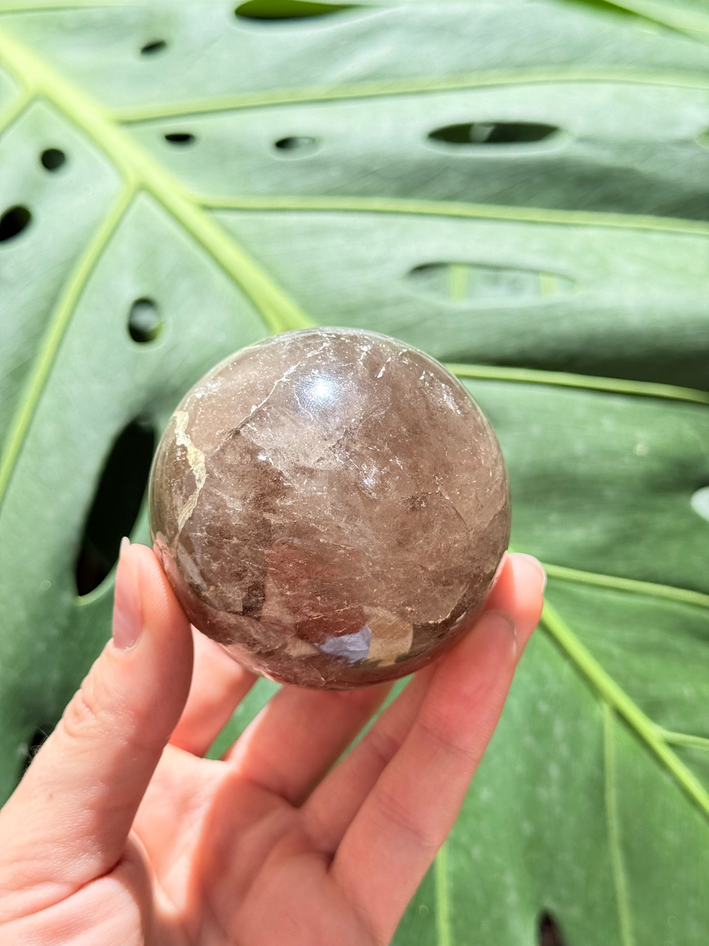 Smoky Quartz Sphere - Brazil