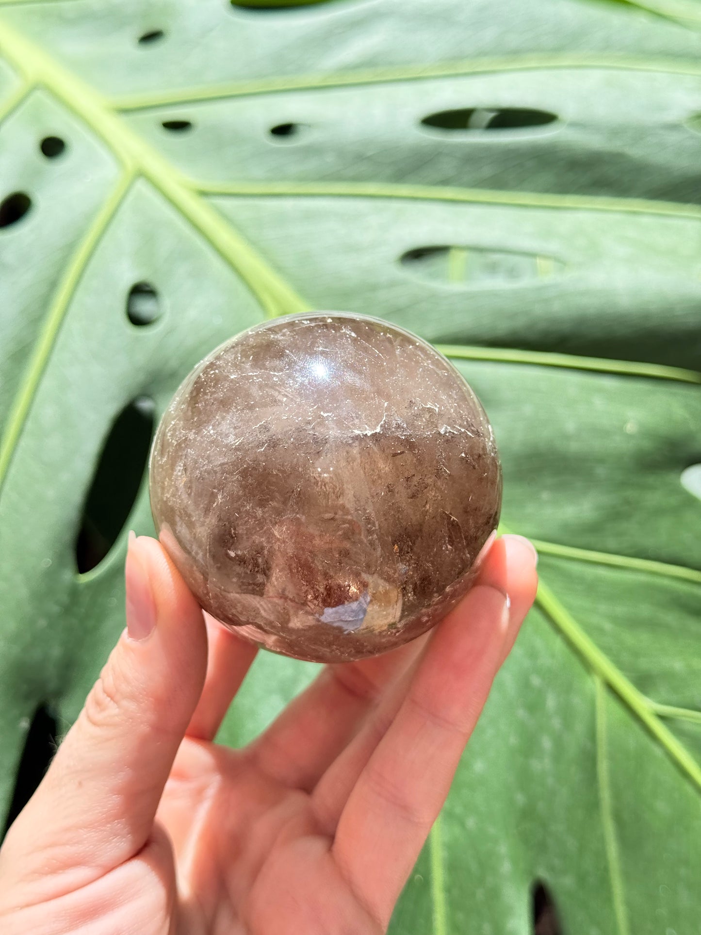Smoky Quartz Sphere - Brazil