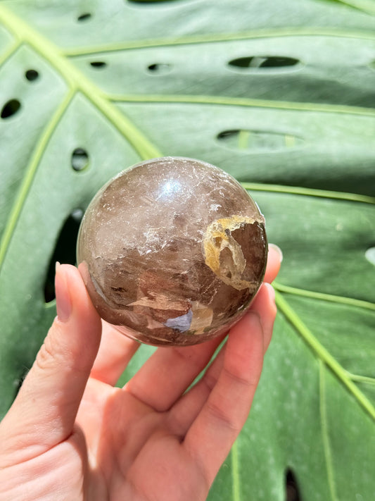 Smoky Quartz Sphere - Brazil