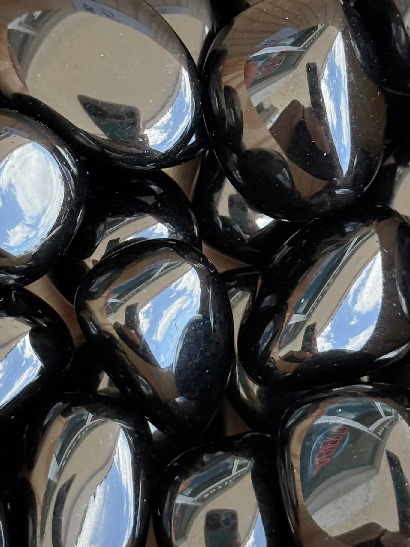 Black Obsidian Tumble / Obsidiana Negra Rodada