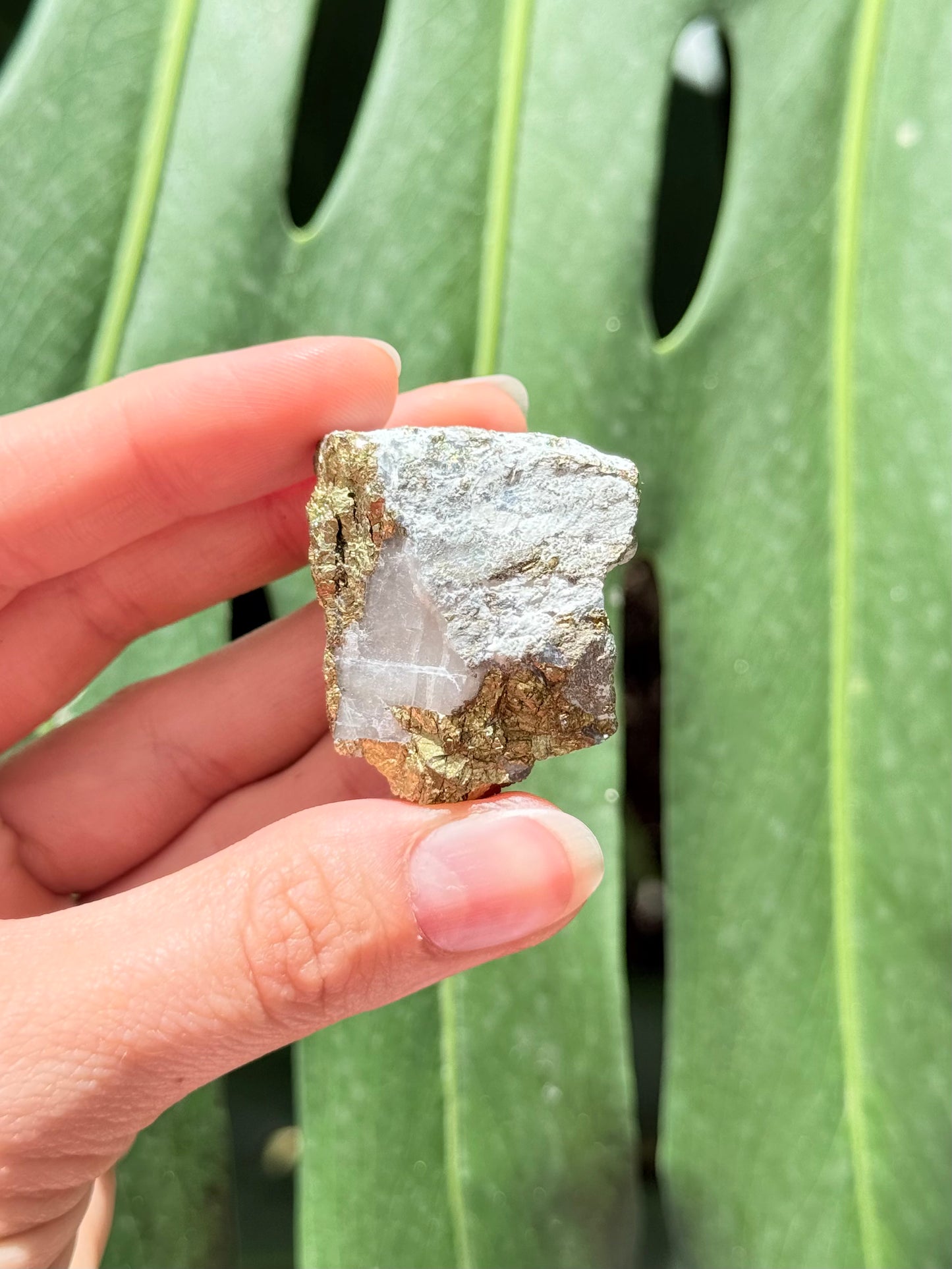 Pyrite and Calcite Stone