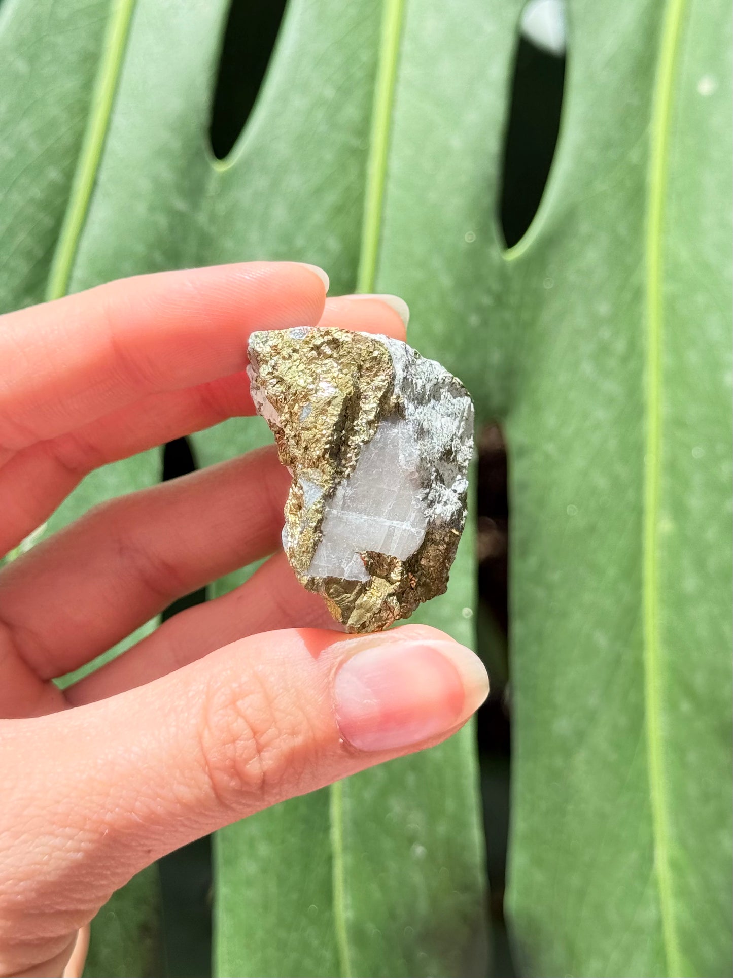 Pyrite and Calcite Stone