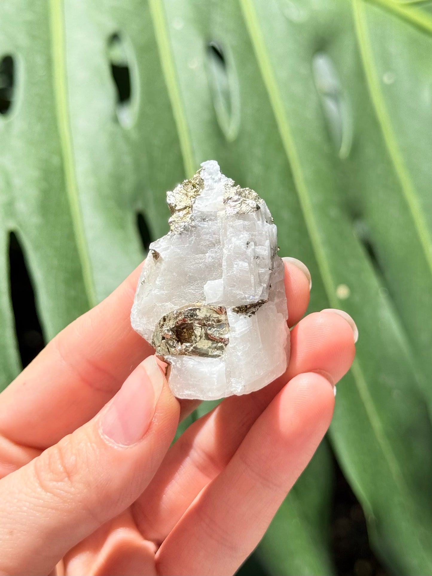 Pyrite and Calcite Stone