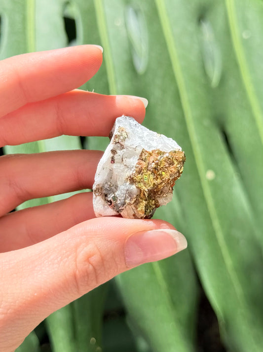 Pyrite and Calcite Stone