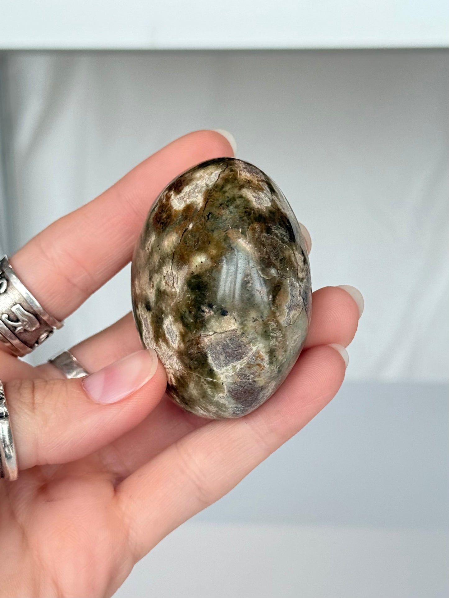 Chrysoprase Palm Stone