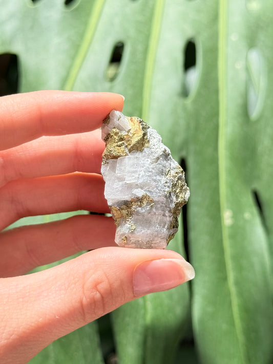 Pyrite and Calcite Stone