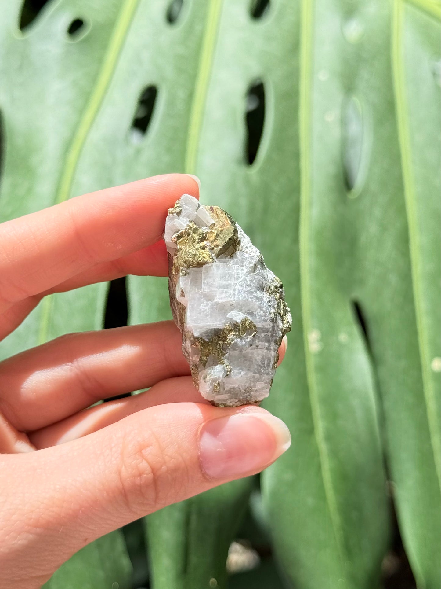 Pyrite and Calcite Stone