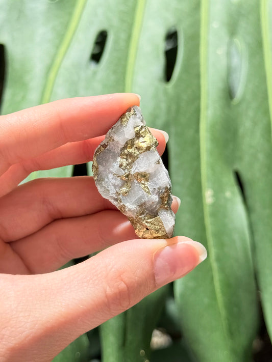 Pyrite and Calcite Stone