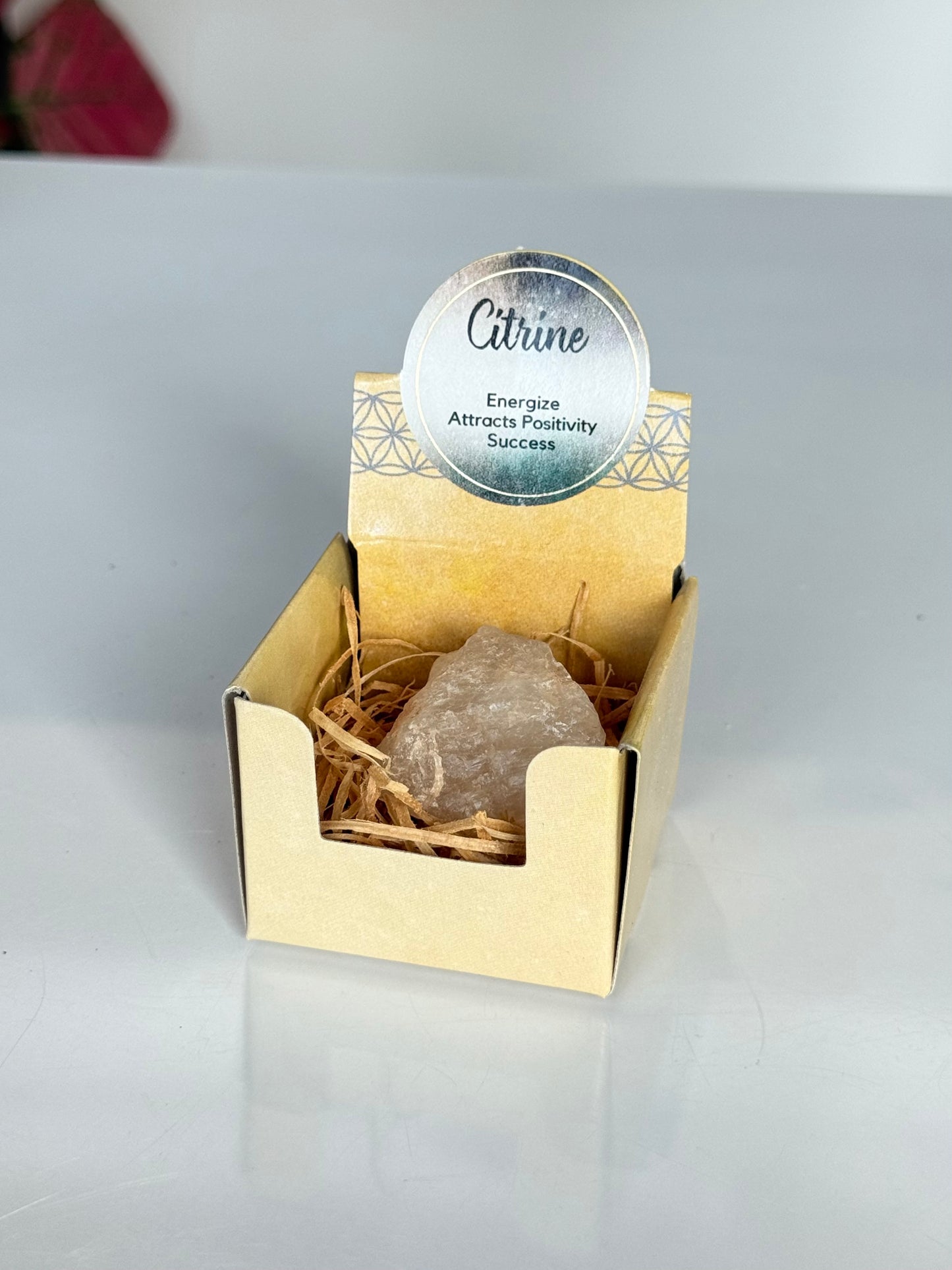 Raw Citrine Box / Cajita de Citrino en Bruto