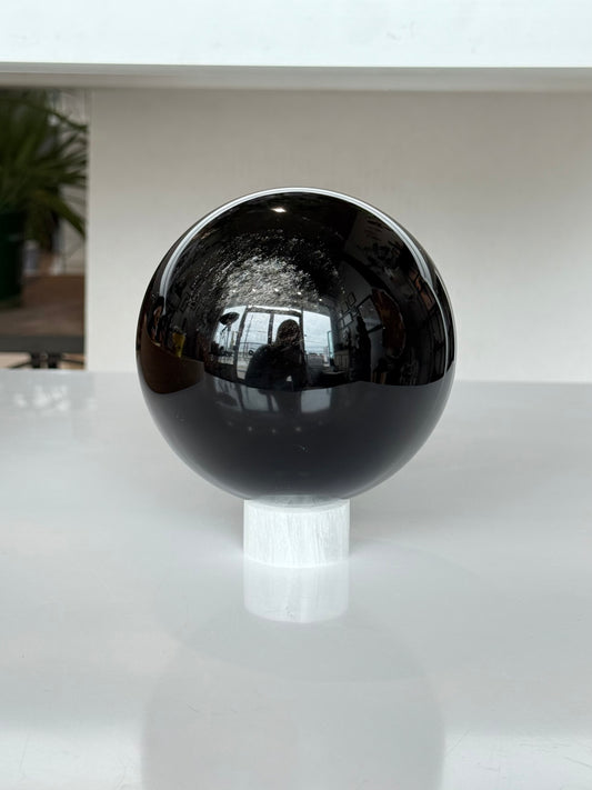 Black Obsidian Sphere