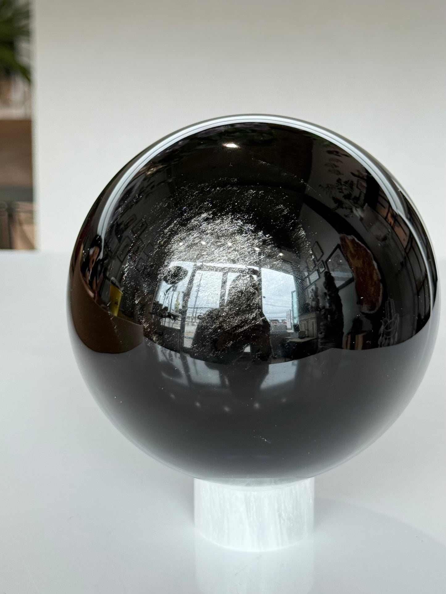 Black Obsidian Sphere