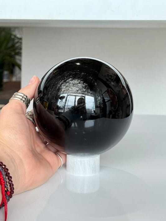 Black Obsidian Sphere