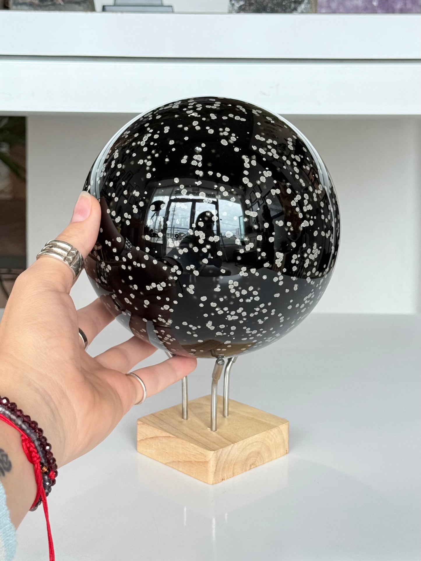 Stardust Obsidian Sphere