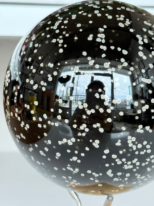 Stardust Obsidian Sphere