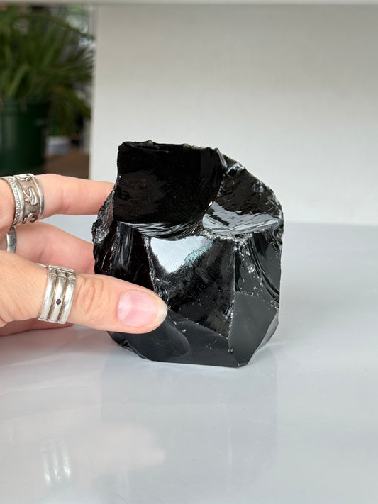 Black Obsidian Raw Stone