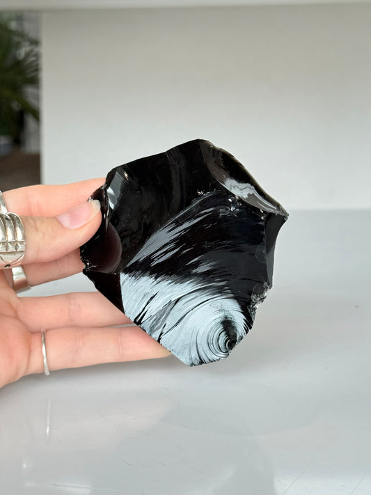 Black Obsidian Raw Stone