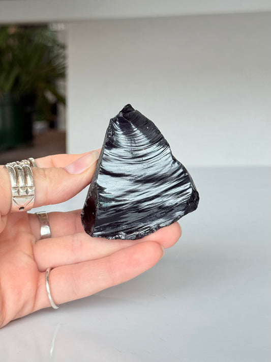Black Obsidian Raw Stone