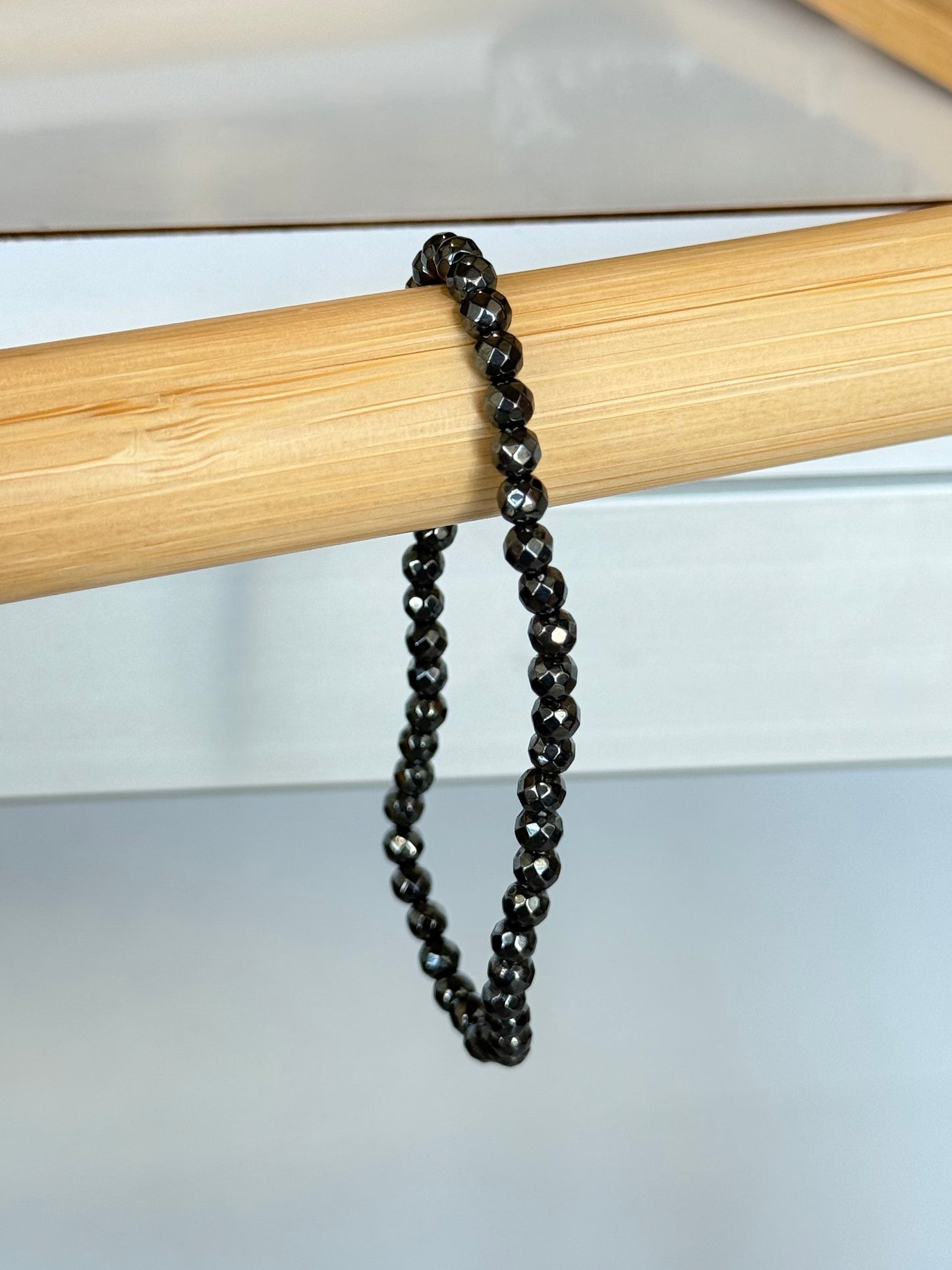 Hematite 4mm Bracelet